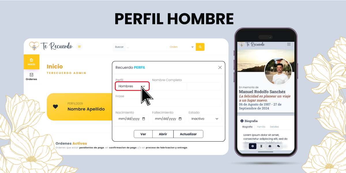 Te Recuerdo Perfil Hombre 1