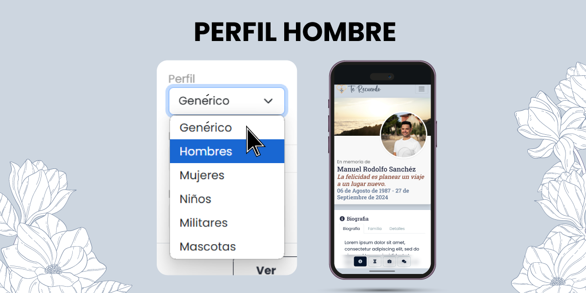 Te Recuerdo Perfil Hombre 2