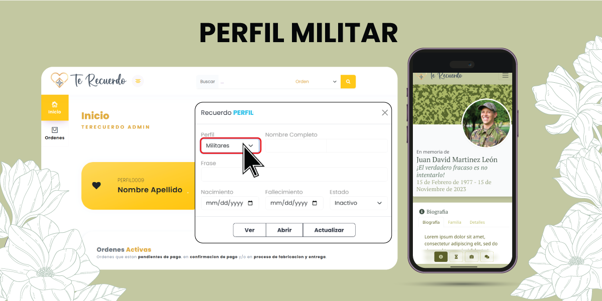 Te Recuerdo Perfil Militar 1