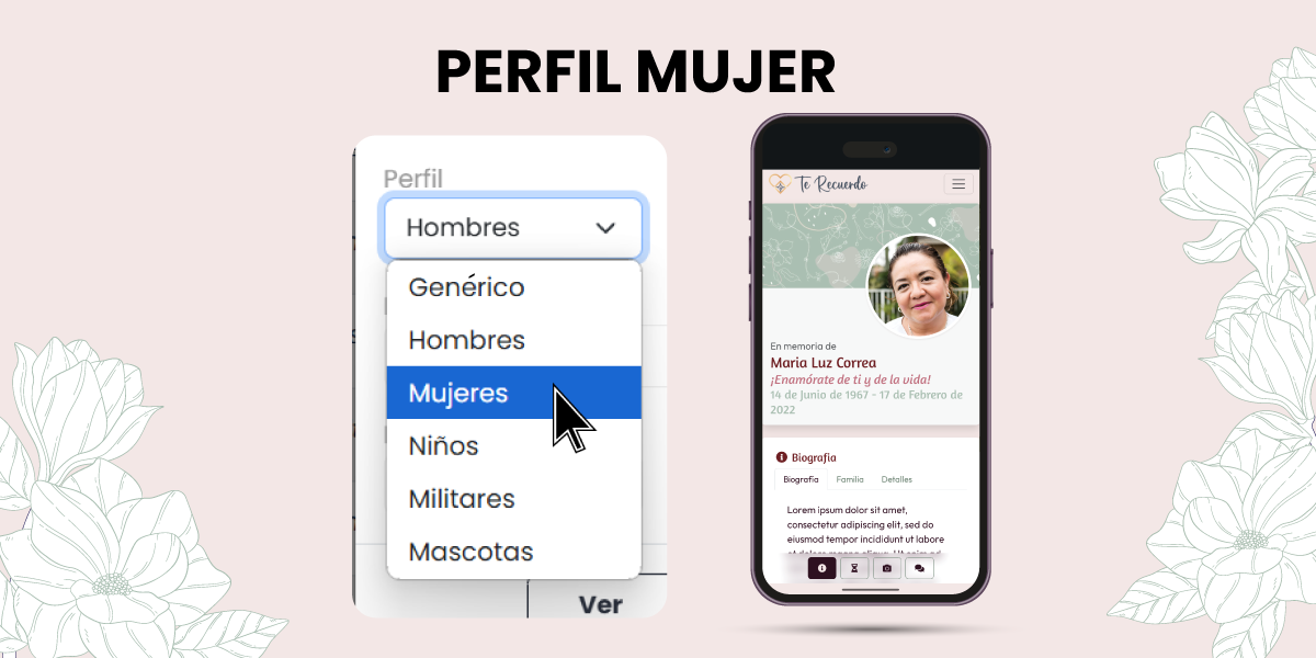 Te Recuerdo Perfil Mujer 2