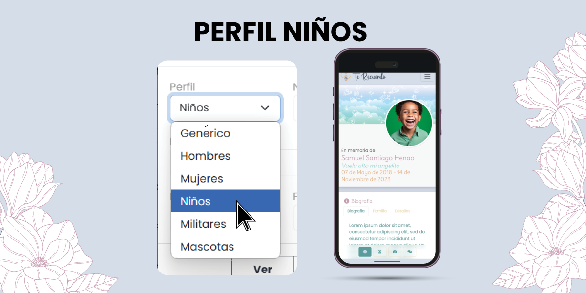 Te Recuerdo Perfil Niños 2